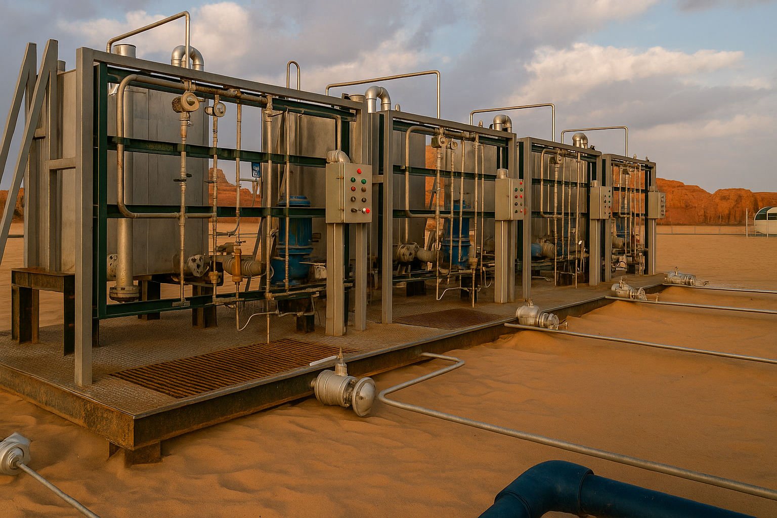 Skids d'injection des produits chimiques